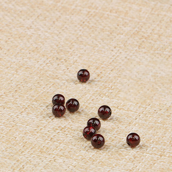 Buddha Stones Natural Garnet Strawberry Quartz Calm Bracelet - image 11