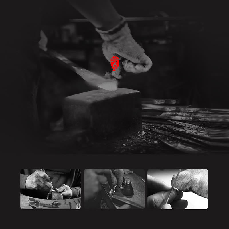 Buddha Stones 925 Sterling Silver Om Mani Padme Hum Carved Design Creativity Metal Bracelet - image 17