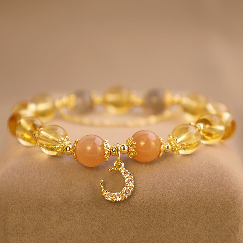 Buddha Stones Blessed Moon Citrine Abundant Energy Bracelet - image 2