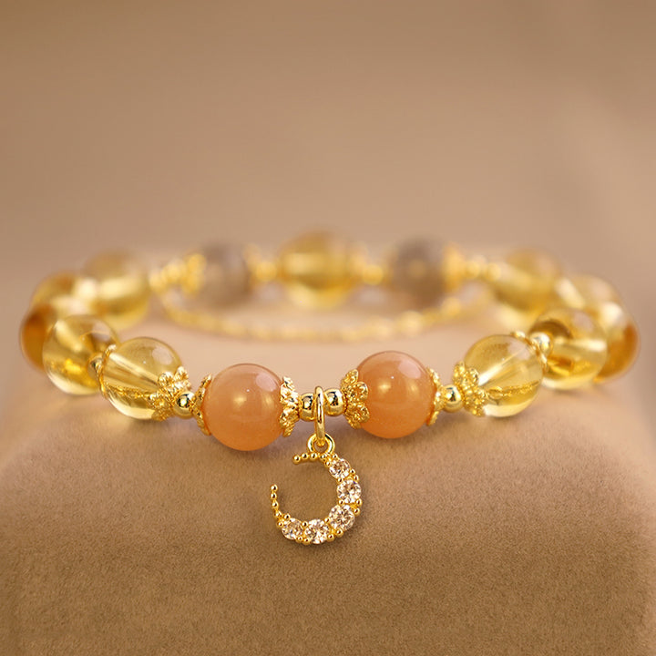 Buddha Stones Blessed Moon Citrine Abundant Energy Bracelet - image 2