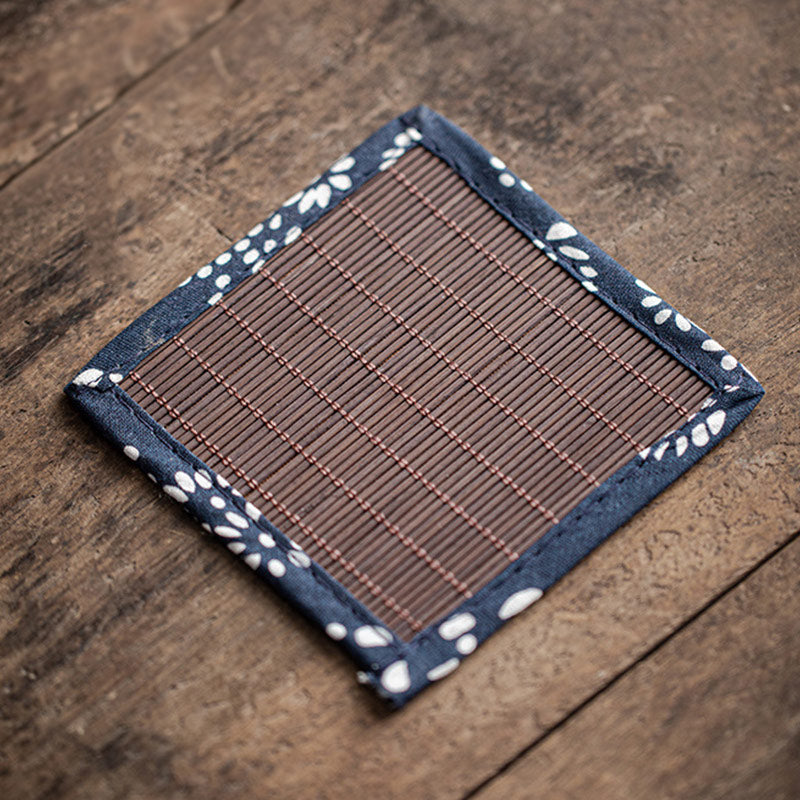 Buddha Stones Mini Lucky Cat Kitten Tea Pet Ceramic Home Desk Figurine Decoration With Bamboo Mat - image 8