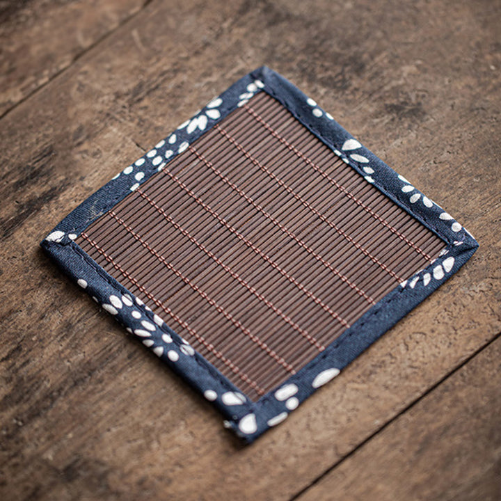 Buddha Stones Mini Lucky Cat Kitten Tea Pet Ceramic Home Desk Figurine Decoration With Bamboo Mat - image 8