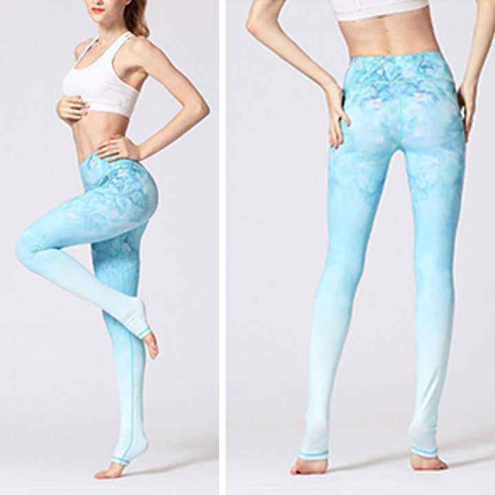 Buddha Stones Lotus Flower Floral Print Design Pants Sports Fitness Yoga Leggings Women's Yoga Pants - image 16