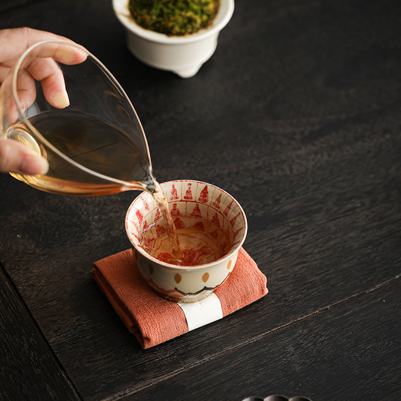 Buddha Stones Dunhuang Color Thousand Buddhas Teacup Kung Fu Tea Cup 100ml - image 6