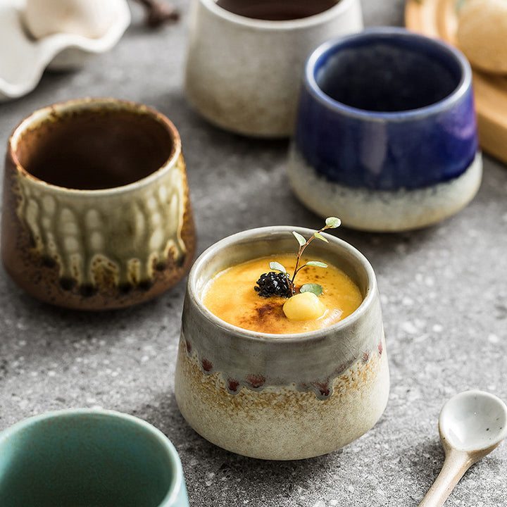 Buddha Stones Retro Kiln Change Ceramic Coffee Mug Tea Espresso Coffee Cup 200ml - image 1