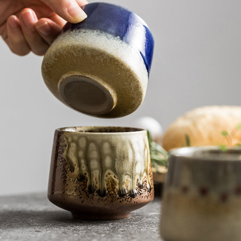 Buddha Stones Retro Kiln Change Ceramic Coffee Mug Tea Espresso Coffee Cup 200ml - image 13