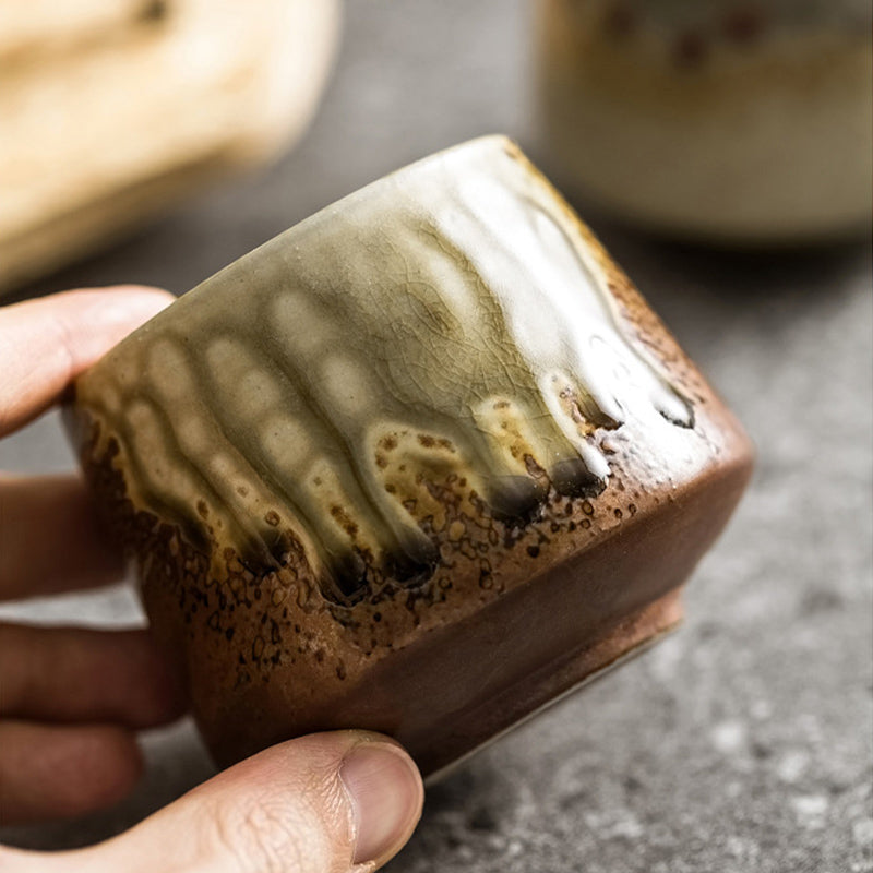 Buddha Stones Retro Kiln Change Ceramic Coffee Mug Tea Espresso Coffee Cup 200ml - image 7