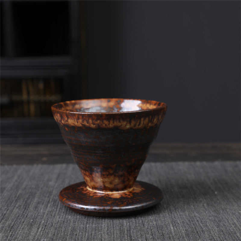 Buddha Stones Vintage Design Ceramic Coffee Mug Tea Espresso Coffee Cup 150ml - Brown 9cm*9cm*8cm*150ml - image 10