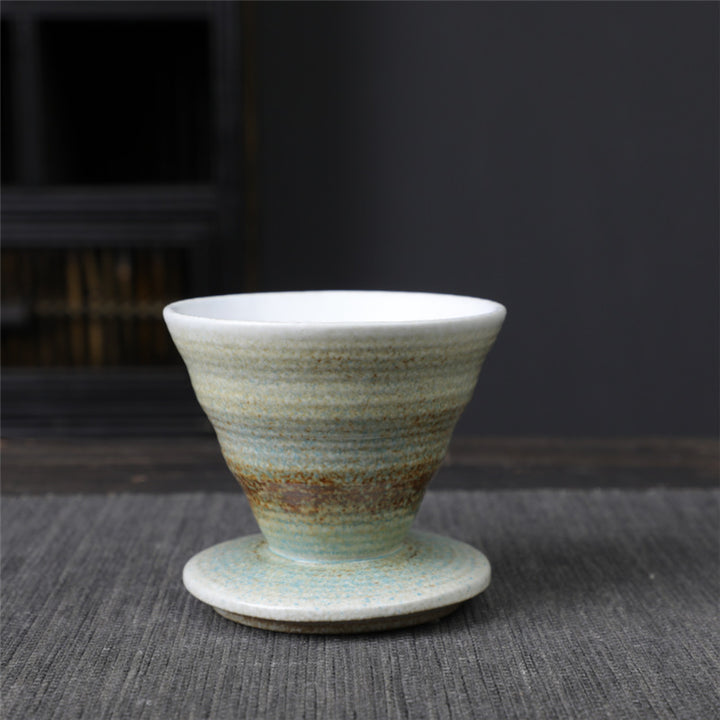 Buddha Stones Vintage Design Ceramic Coffee Mug Tea Espresso Coffee Cup 150ml - Azure 9cm*9cm*8cm*150ml - image 9