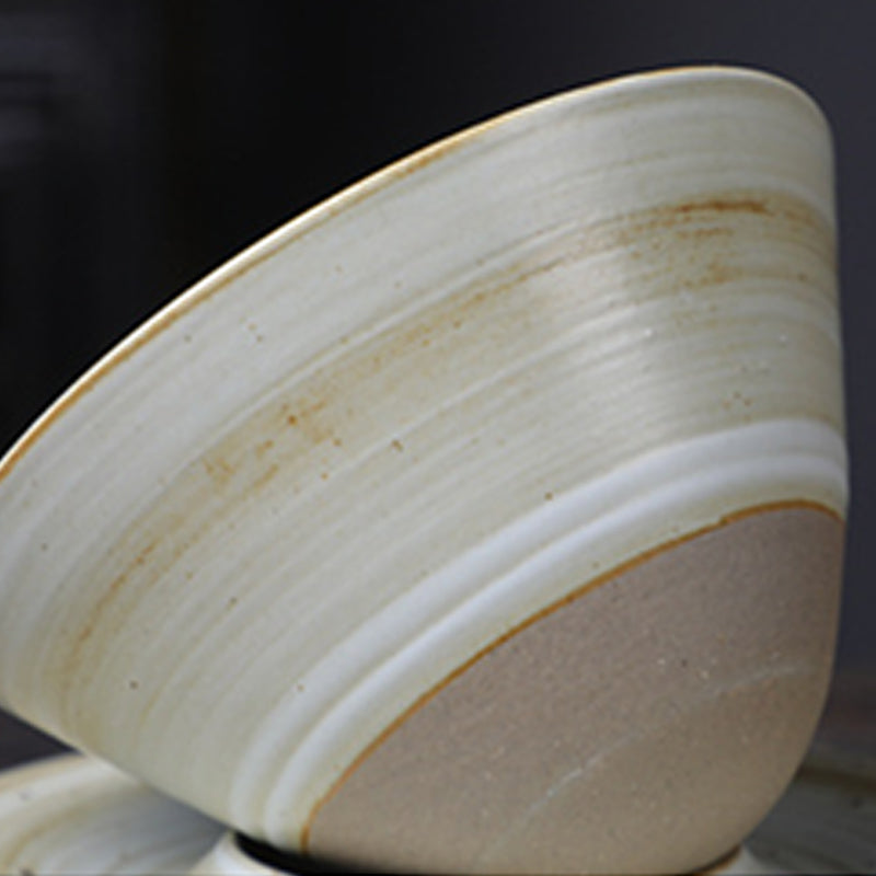 Buddha Stones Planet Design Ceramic Coffee Mug Rough Pottery Tea Coffee Cup With Saucer - image 3