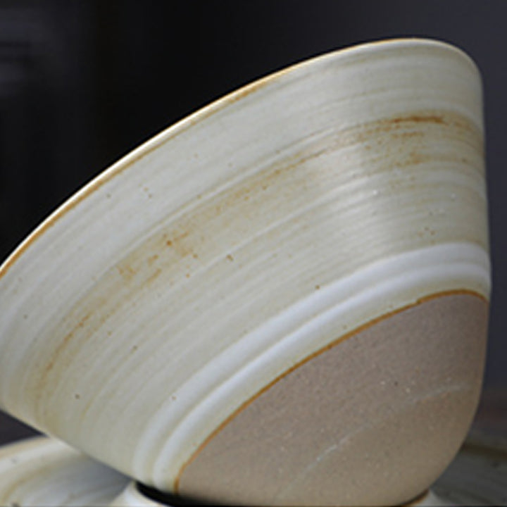 Buddha Stones Planet Design Ceramic Coffee Mug Rough Pottery Tea Coffee Cup With Saucer - image 3