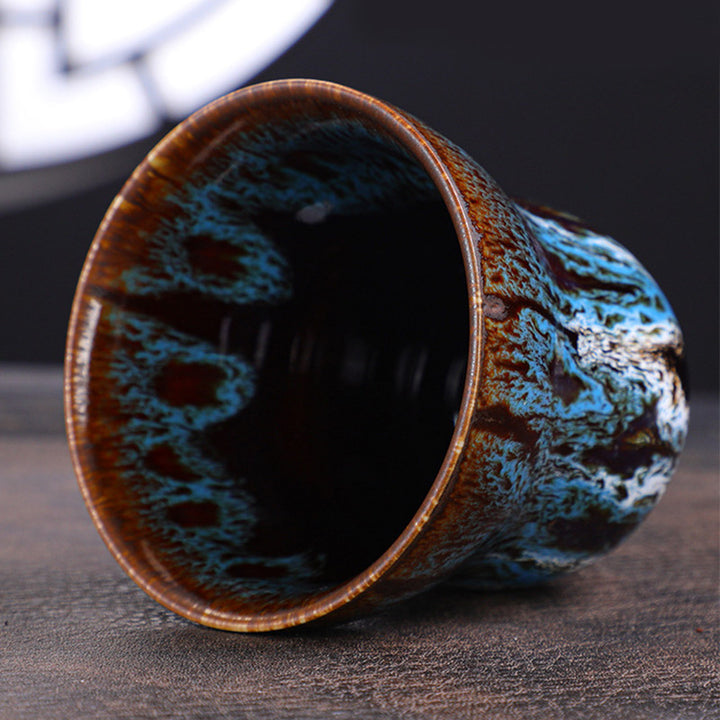 Buddha Stones Vintage Kiln Change Design Ceramic Coffee Mug Tea Cup 150ml - image 4