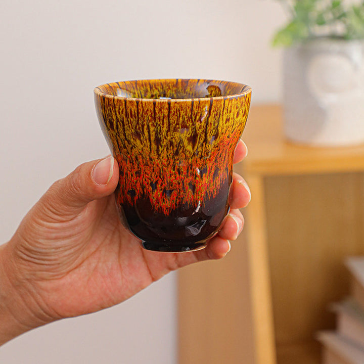 Buddha Stones Vintage Kiln Change Design Ceramic Coffee Mug Tea Cup 150ml - image 14