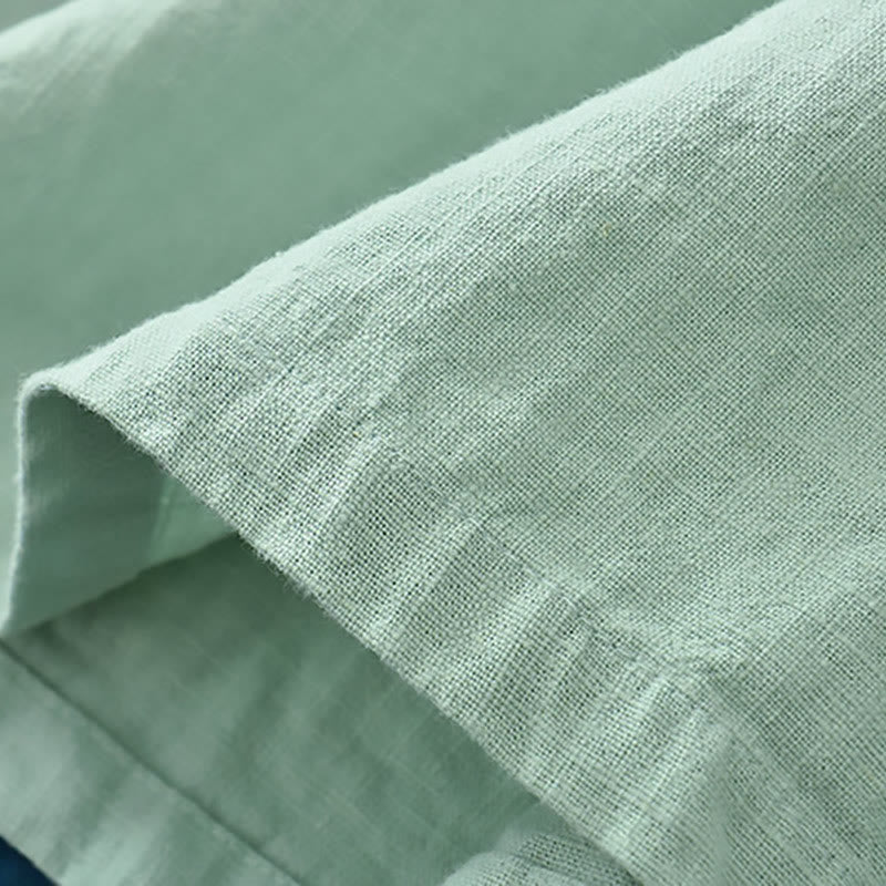 Buddha Stones Ramie Linen Loose Blouse Women Long Sleeve Shirt Chinese Hanfu Top - image 7