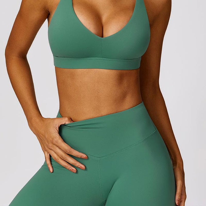 Buddha Stones Women Short Sleeve T-Shirt Top High Waist Leggings Pants For Sports Yoga - image 38