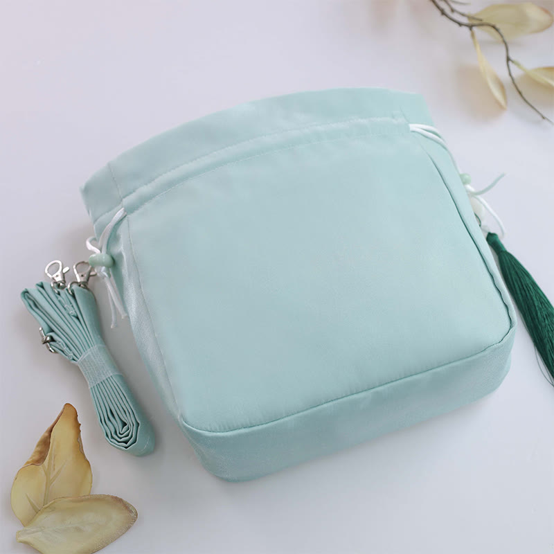 Buddha Stones Suzhou Embroidery Rabbit Lotus Epiphyllum Peony Magnolia Silk Tote Crossbody Bag Shoulder Bag Handbag - image 23