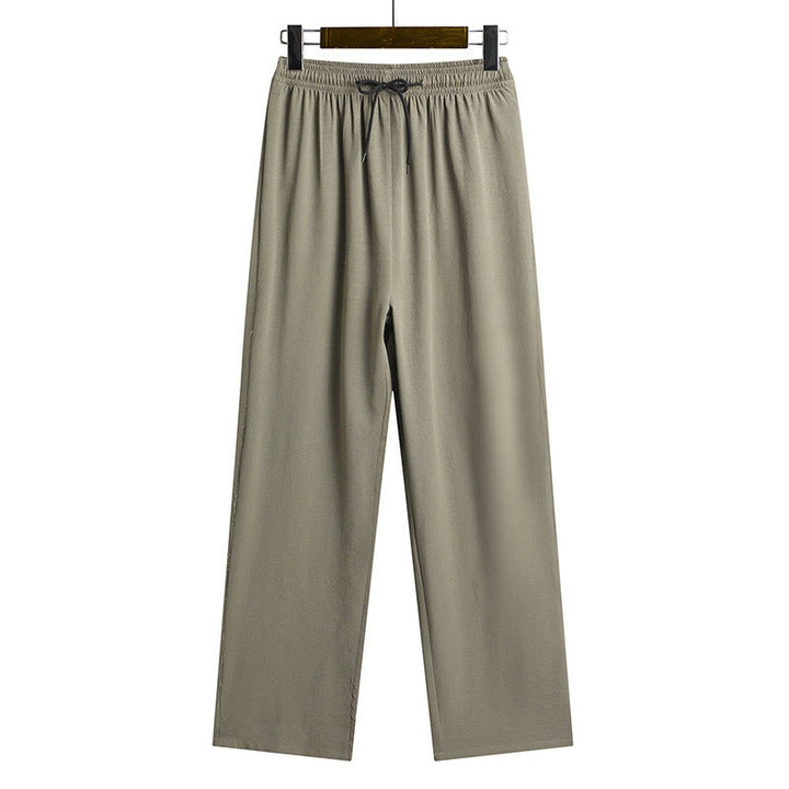 Buddha Stones Fu Character Tang Suit Hanfu Traditional Uniform Short Sleeve Top Pants Clothing Men's Set - image 26