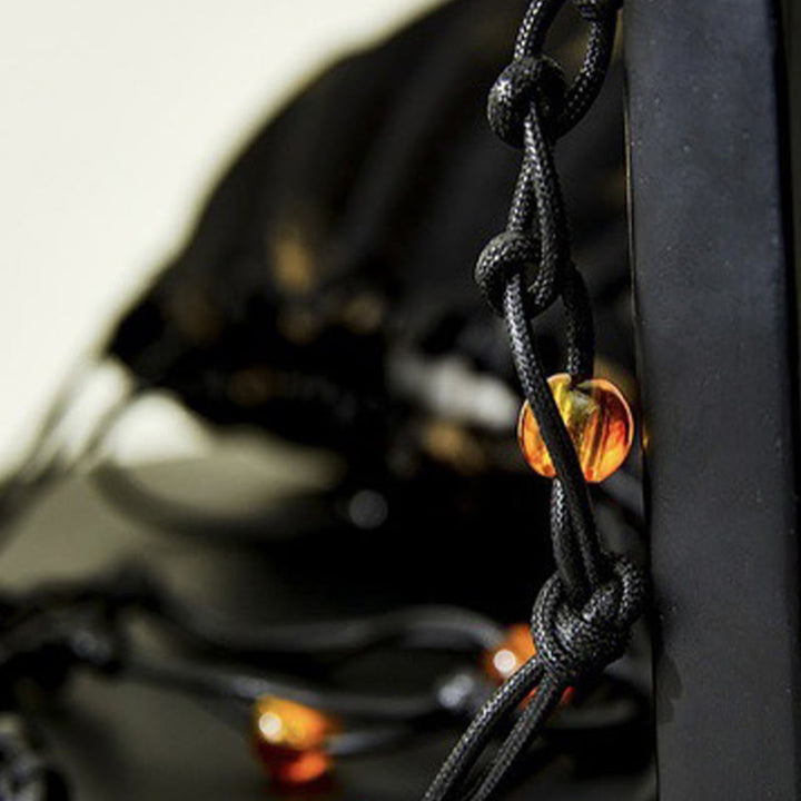 Buddha Stones Yellow Bamboo Leaves Pattern Acetate Crossbody Bag Shoulder Bag - image 9