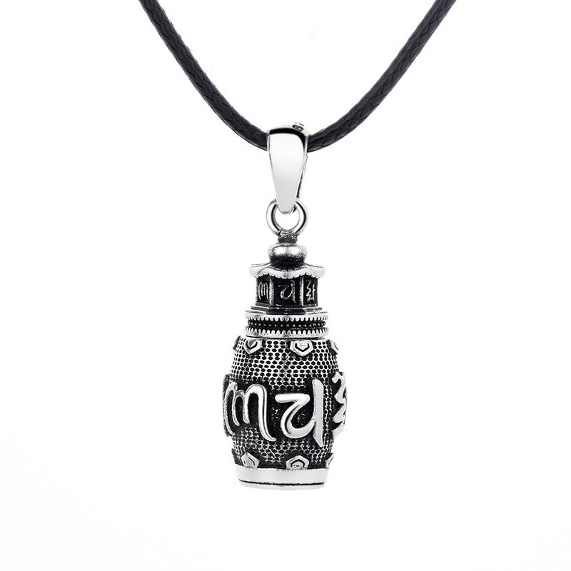 Buddha Stones Om Mani Padme Hum Copper Creativity Necklace Pendant - image 4