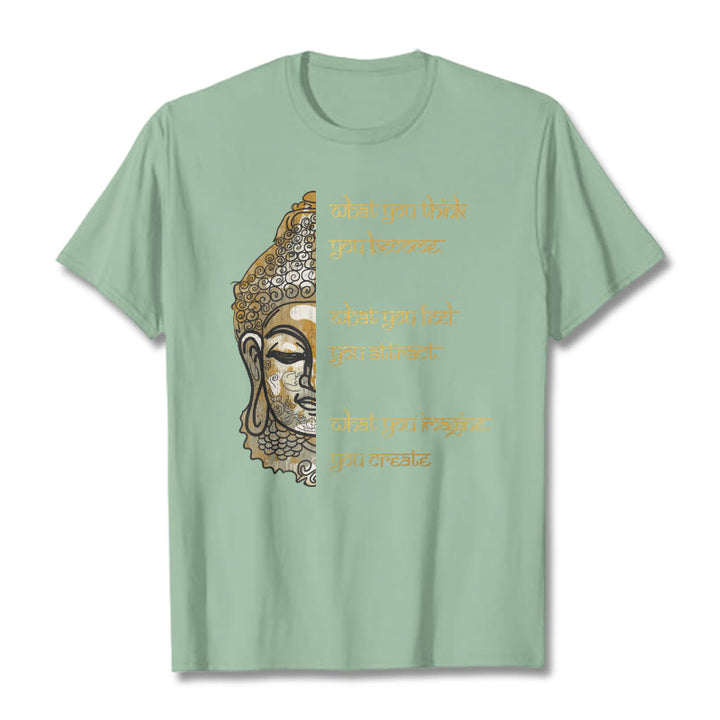 Buddha Stones What You Think Tee T-shirt - PaleGreen - 2XL - image 14
