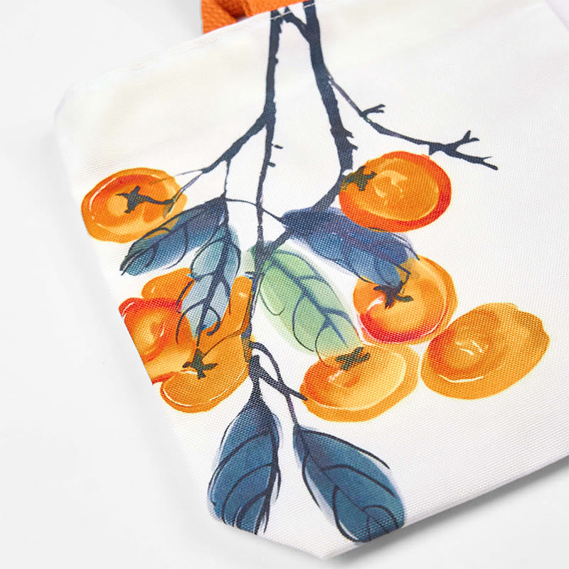 Buddha Stones Persimmon Canvas Handbag - image 2