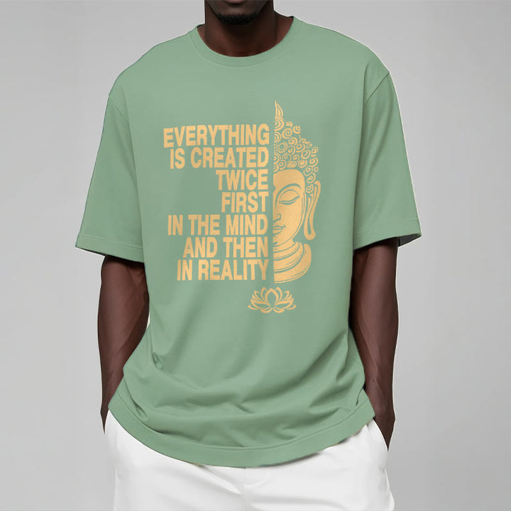 Buddha Stones Everything Is Created Twice Tee T-shirt - image 14