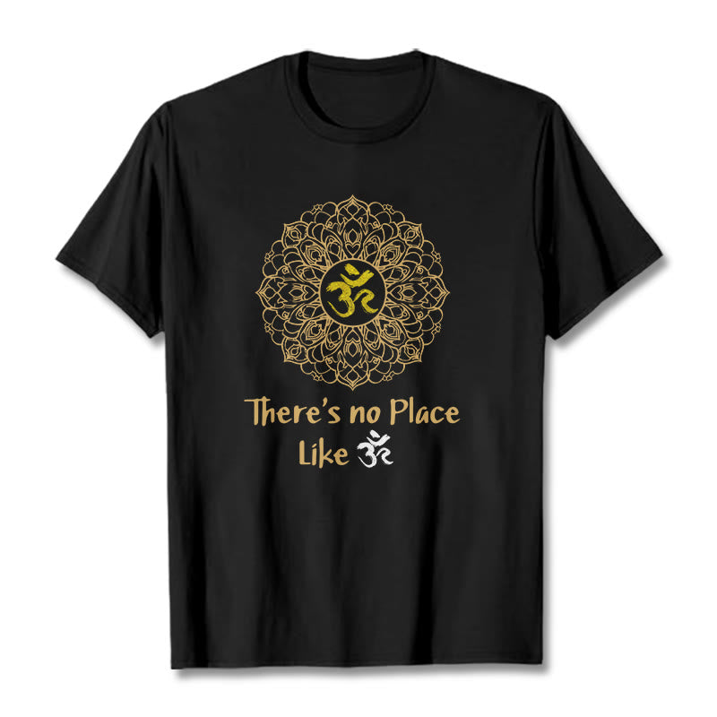 Buddha Stones There Is No Place Like Lotus Tee T-shirt - Black - 2XL - image 2