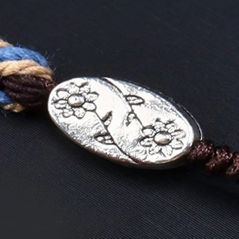 Buddha Stones Tibetan Nine-eye Dzi Bead Protection Braided Rope Necklace Pendant - image 4