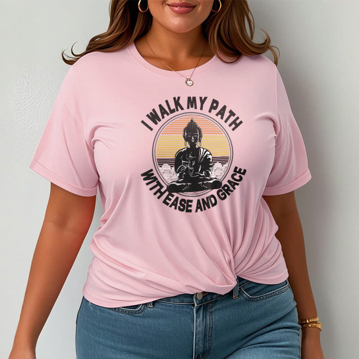 Buddha Stones I Walk My Path With Ease And Grace Tee T-shirt - image 13