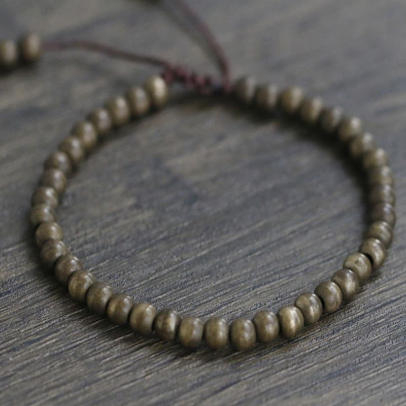 Buddha Stones Copper Brass Beads Balance Wealth Simple Bracelet - image 13
