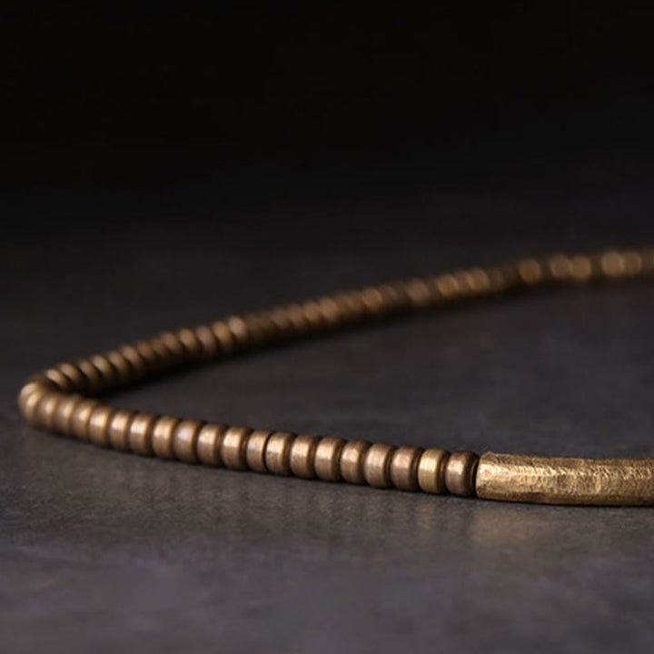 Buddha Stones Vintage Lava Rock Copper Beads Multi-layered Wrap Bracelet - image 13