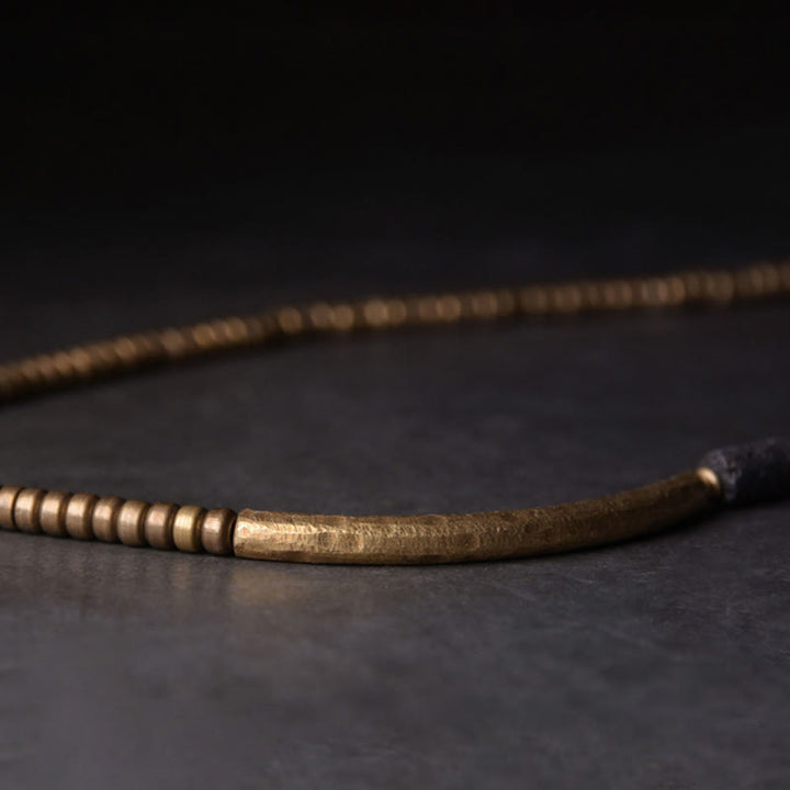 Buddha Stones Vintage Lava Rock Copper Beads Multi-layered Wrap Bracelet - image 12