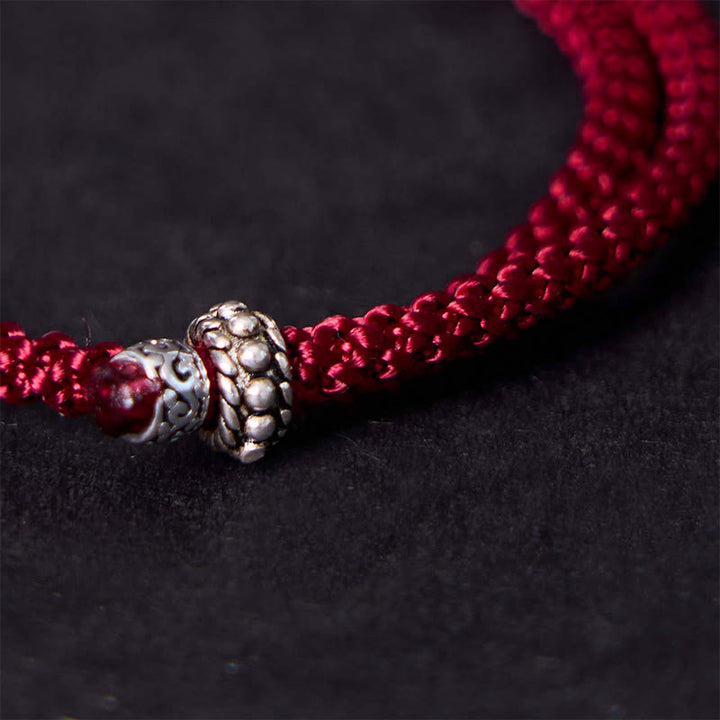 Buddha Stones 925 Sterling Silver Elephant Safe And Well Amulet Charm Strength Bracelet - image 21