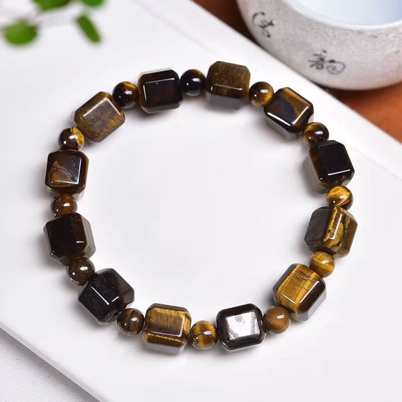 Buddha Stones Tiger Eye Protection Bracelet - image 3