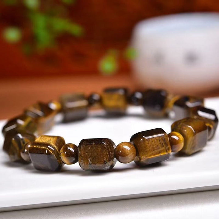 Buddha Stones Tiger Eye Protection Bracelet - image 2