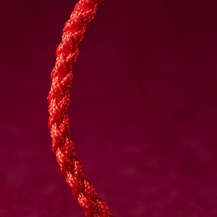 Buddha Stones Natural Cinnabar PiXiu Calm Blessing Red String Belly Chain - image 14