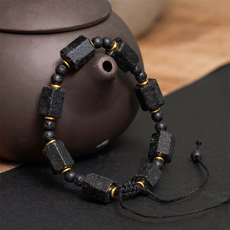 Buddha Stones Black Tourmaline Love Bracelet - image 1