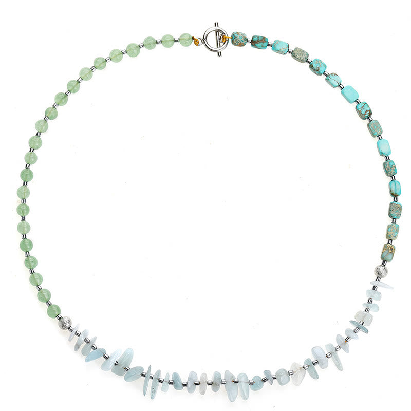 Buddha Stones Green Emperor Stone Green Aventurine Happiness Triple Wrap Bracelet - image 11