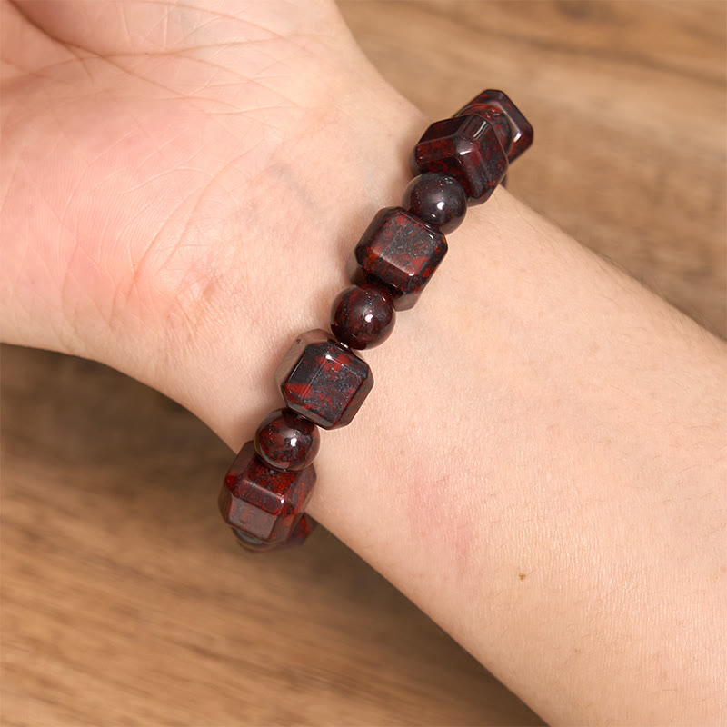 Buddha Stones Bloodstone Strength Bracelet - image 3