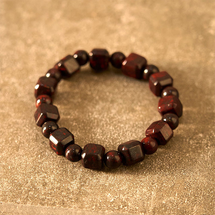 Buddha Stones Bloodstone Strength Bracelet - image 1