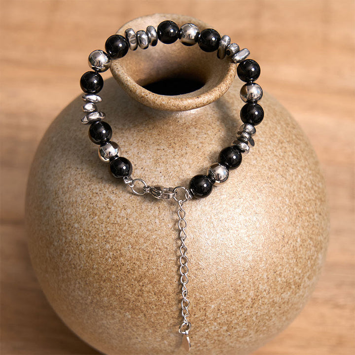 Buddha Stones Black Onyx Fortune Bracelet - image 1