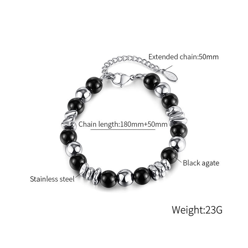 Buddha Stones Black Onyx Fortune Bracelet - image 7