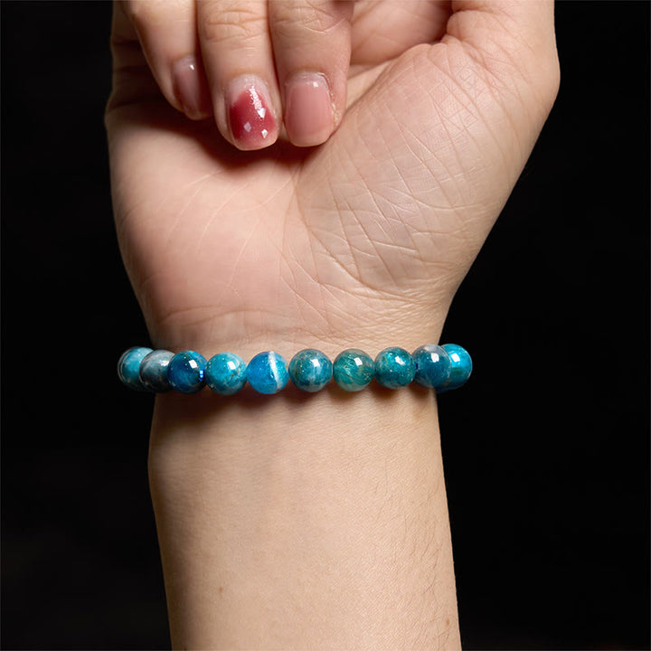 Buddha Stones Apatite Manifestation Bracelet - image 6
