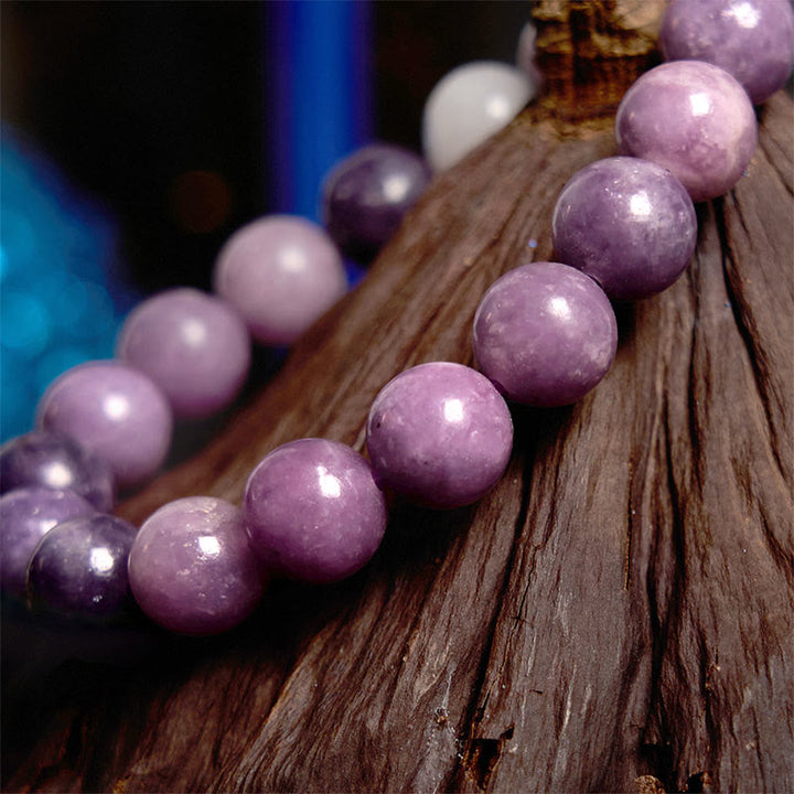 Buddha Stones Purple Mica Stone Positive Bracelet - image 8