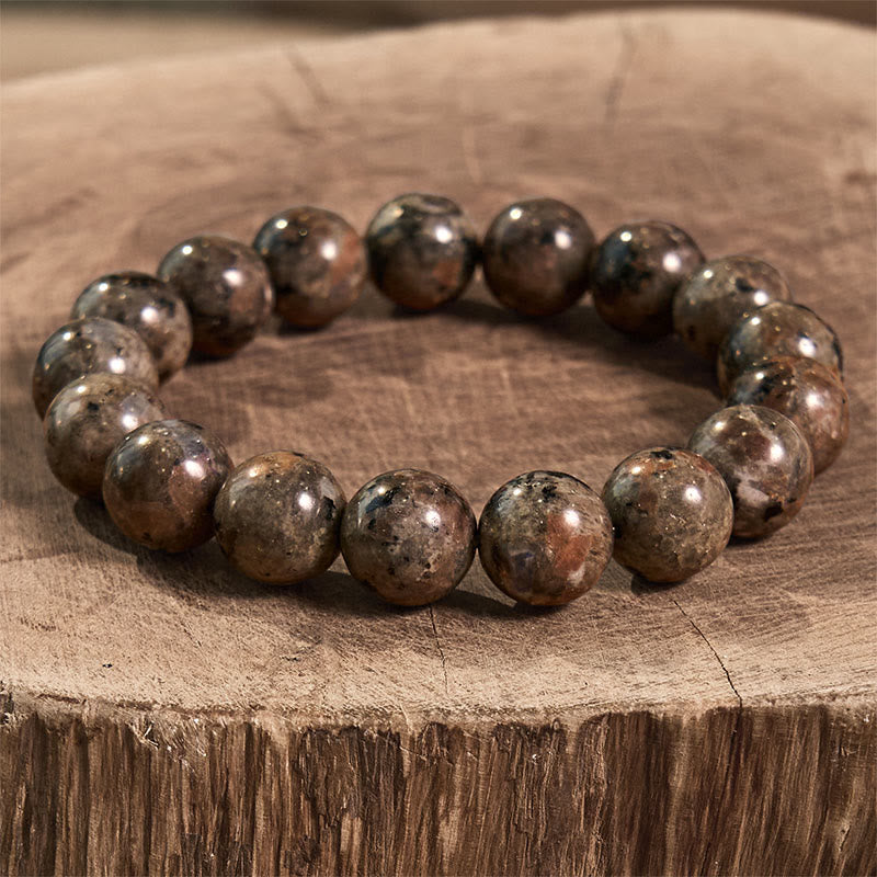 Buddha Stones Yooperlite Creativity Bracelet - Yooperlite(Wrist Circumference: 14-16cm) - 12mm - image 8