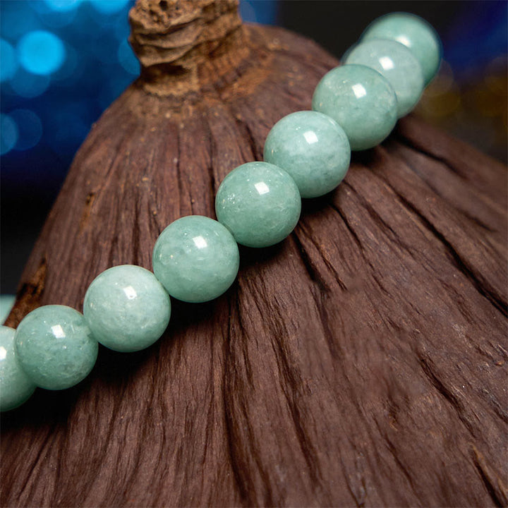 Buddha Stones Jade Yellow Tiger Eye Prosperity Bracelet - image 3