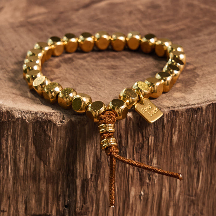 Buddha Stones Copper String Good Luck Self Care Bracelet - image 11