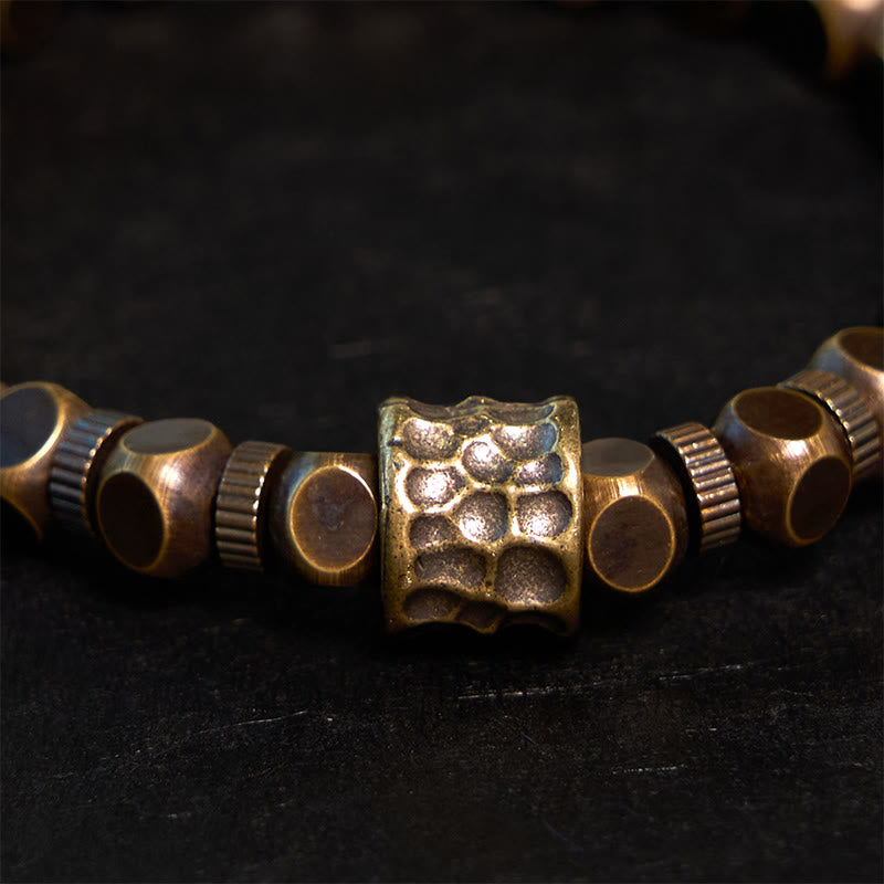 Buddha Stones Copper Meteorite Pattern Balance Bracelet - image 2