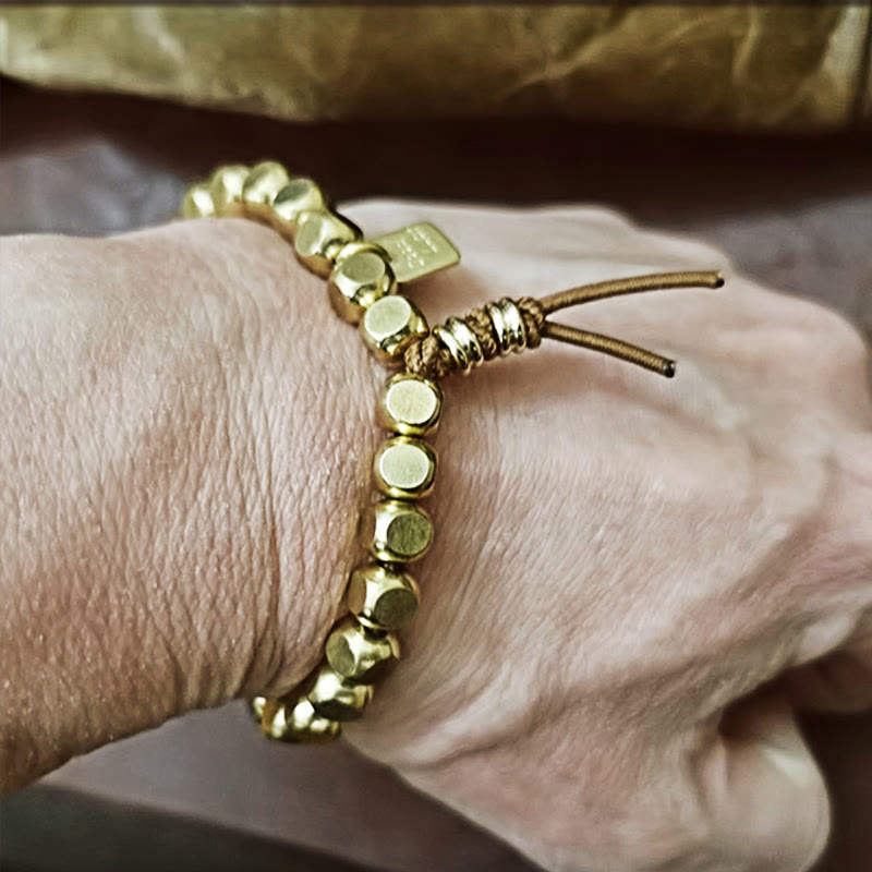 Buddha Stones Copper String Good Luck Self Care Bracelet - image 4