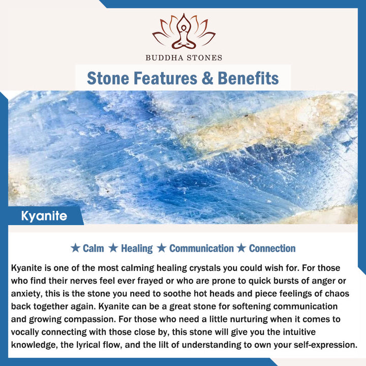 Buddha Stones Kyanite Healing Bracelet - image 5